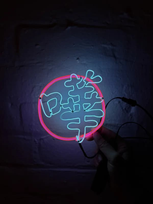 🈶 Chinese Characters – Private Microneon Sign Creation